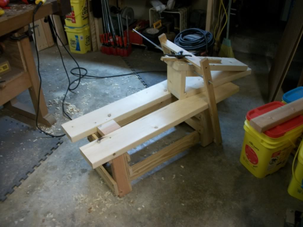 A Sawbench and Bodger’s Bench – Splinter Making